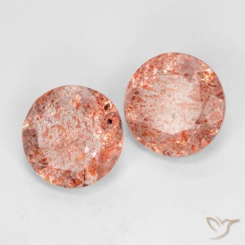 Shop natural 3.05ct ピーチオレンジ サンストーン gems, ラウンド, from インド at GemSelect. In stock, global shipping!