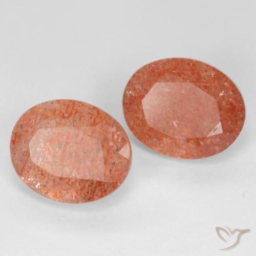 Shop natural 4.91ct グレープフルーツオレンジ サンストーン gems, 楕円形, from インド at GemSelect. In stock, global shipping!
