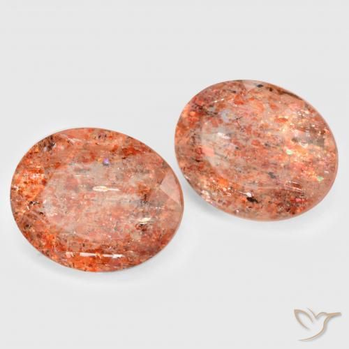 Shop natural 4.75ct 赤みがかったオレンジ サンストーン gems, 楕円形, from インド at GemSelect. In stock, global shipping!
