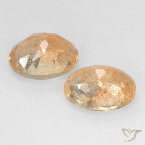 Shop natural 4.91ct カンタロープオレンジ サンストーン gems, 楕円形, from インド at GemSelect. In stock, global shipping!