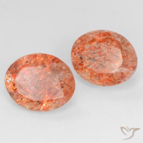 Shop natural 4.38ct 赤みがかったオレンジ サンストーン gems, 楕円形, from インド at GemSelect. In stock, global shipping!