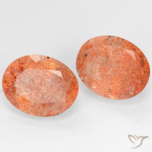 Shop natural 5.15ct ミディアムオレンジ サンストーン gems, 楕円形, from インド at GemSelect. In stock, global shipping!