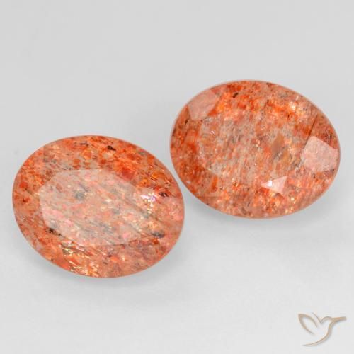Shop natural 4.65ct ミディアムオレンジ サンストーン gems, 楕円形, from インド at GemSelect. In stock, global shipping!