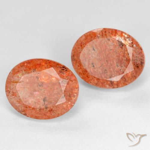 Shop natural 5.55ct グレープフルーツオレンジ サンストーン gems, 楕円形, from インド at GemSelect. In stock, global shipping!