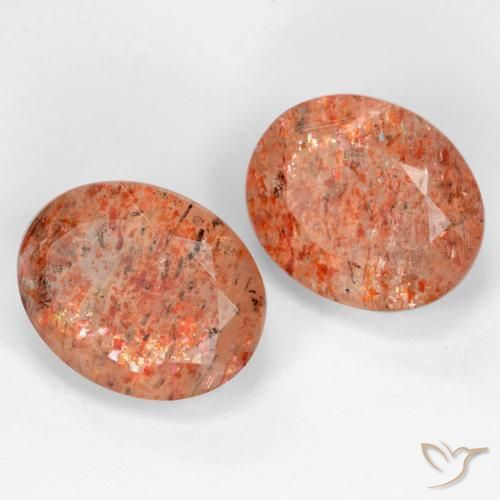Shop natural 4.88ct ミディアムオレンジ サンストーン gems, 楕円形, from インド at GemSelect. In stock, global shipping!