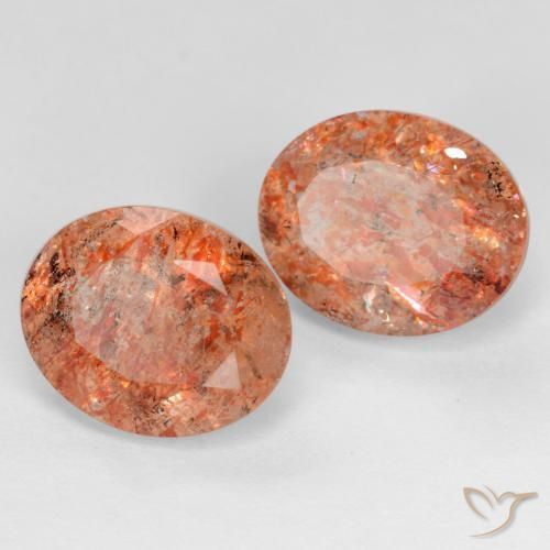 Shop natural 5.22ct グレープフルーツオレンジ サンストーン gems, 楕円形, from インド at GemSelect. In stock, global shipping!