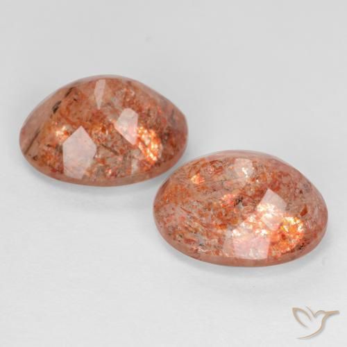 Shop natural 5.22ct グレープフルーツオレンジ サンストーン gems, 楕円形, from インド at GemSelect. In stock, global shipping!