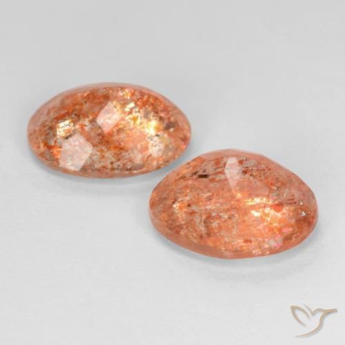 Shop natural 4.30ct グレープフルーツオレンジ サンストーン gems, 楕円形, from インド at GemSelect. In stock, global shipping!