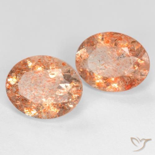 Shop natural 4.22ct ライトオレンジ サンストーン gems, 楕円形, from インド at GemSelect. In stock, global shipping!
