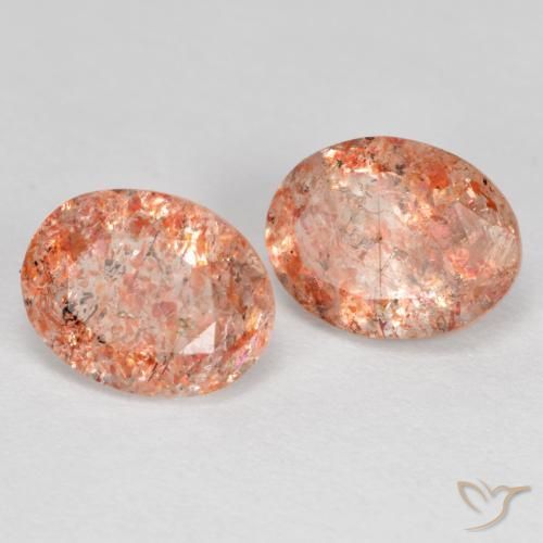 Shop natural 2.51ct ピーチオレンジ サンストーン gems, 楕円形, from インド at GemSelect. In stock, global shipping!