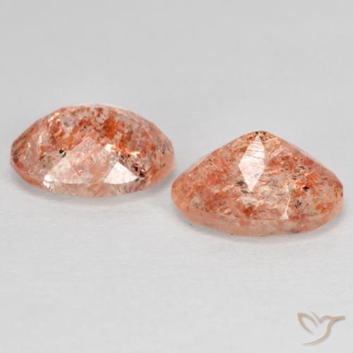Shop natural 2.51ct ピーチオレンジ サンストーン gems, 楕円形, from インド at GemSelect. In stock, global shipping!