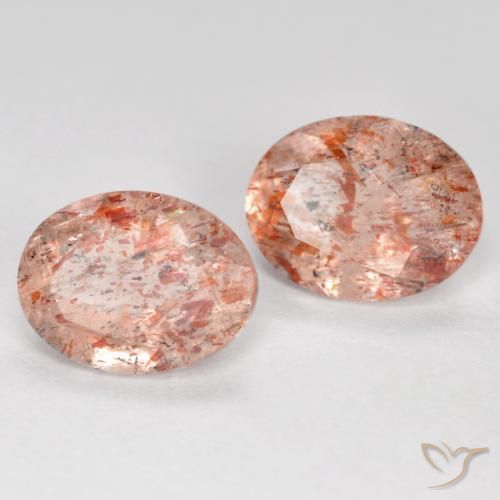 Shop natural 2.50ct ピーチオレンジ サンストーン gems, 楕円形, from インド at GemSelect. In stock, global shipping!
