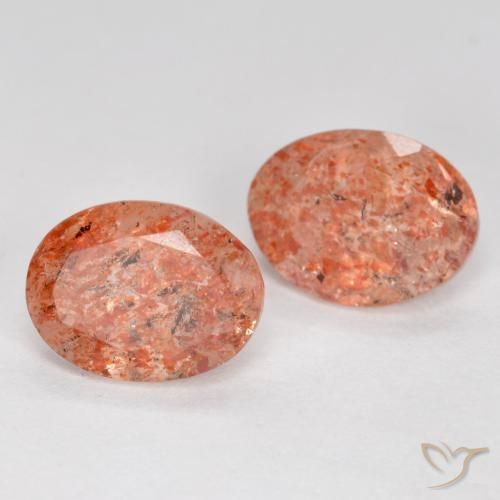 Shop natural 2.28ct 赤みがかったオレンジ サンストーン gems, 楕円形, from インド at GemSelect. In stock, global shipping!