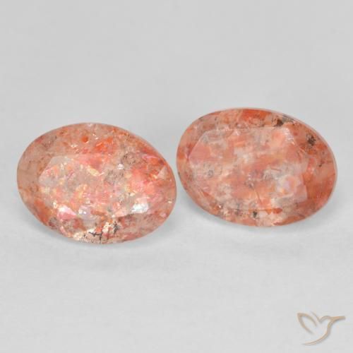Shop natural 2.41ct ピーチオレンジ サンストーン gems, 楕円形, from インド at GemSelect. In stock, global shipping!