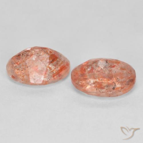 Shop natural 2.41ct ピーチオレンジ サンストーン gems, 楕円形, from インド at GemSelect. In stock, global shipping!
