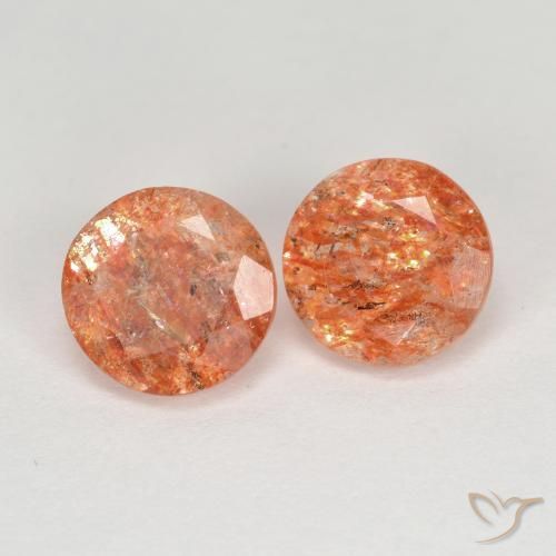 Shop natural 2.25ct ウォームオレンジ サンストーン gems, ラウンド, from インド at GemSelect. In stock, global shipping!