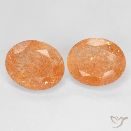 Shop natural 5.50ct ディープオレンジ サンストーン gems, 楕円形, from インド at GemSelect. In stock, global shipping!