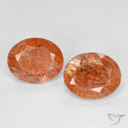 Shop natural 4.80ct 赤みがかったオレンジ サンストーン gems, 楕円形, from インド at GemSelect. In stock, global shipping!