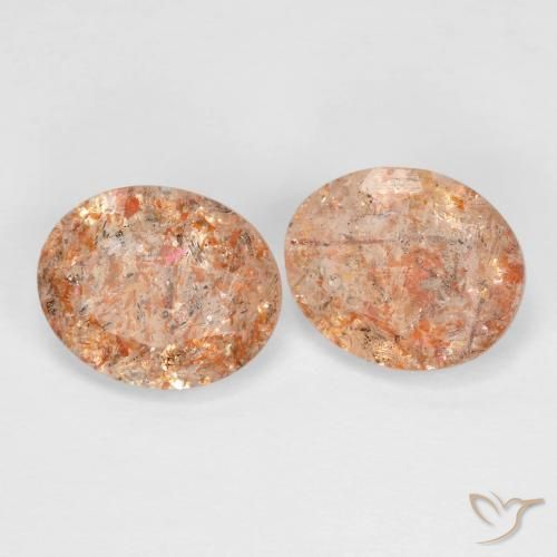Shop natural 4.08ct ライトオレンジ サンストーン gems, 楕円形, from インド at GemSelect. In stock, global shipping!