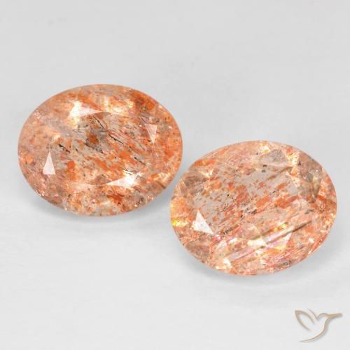 Shop natural 5.07ct ライトオレンジ サンストーン gems, 楕円形, from インド at GemSelect. In stock, global shipping!