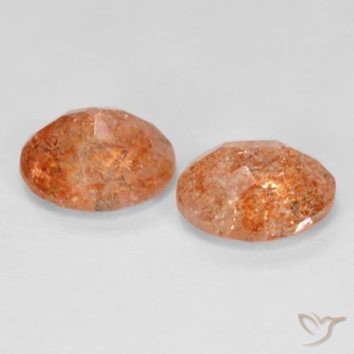 Shop natural 4.92ct ミディアムオレンジ サンストーン gems, 楕円形, from インド at GemSelect. In stock, global shipping!
