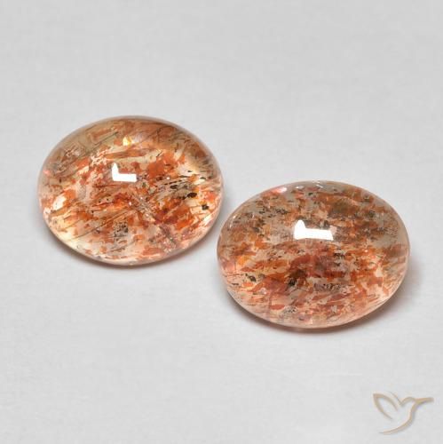 Shop natural 3.93ct ライトオレンジ サンストーン gems, 楕円形, from インド at GemSelect. In stock, global shipping!