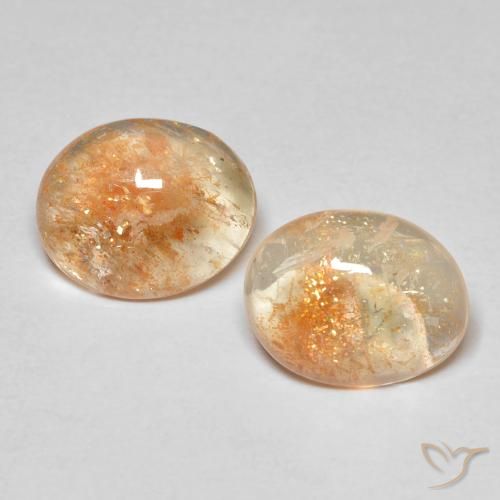 Shop natural 3.67ct カンタロープオレンジ サンストーン gems, 楕円形, from インド at GemSelect. In stock, global shipping!