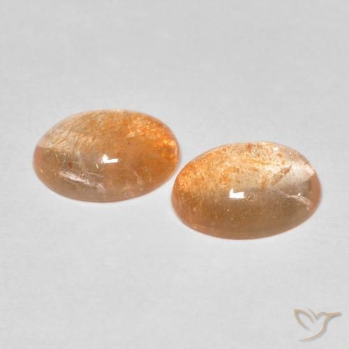 Shop natural 3.30ct 薄いピーチオレンジ サンストーン gems, 楕円形, from インド at GemSelect. In stock, global shipping!