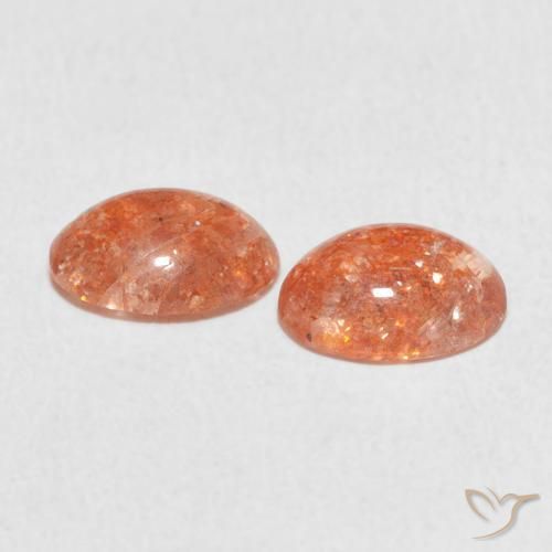 Shop natural 1.93ct ジンジャーオレンジ サンストーン gems, 楕円形, from インド at GemSelect. In stock, global shipping!