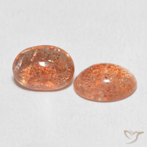 Shop natural 2.15ct ジンジャーオレンジ サンストーン gems, 楕円形, from インド at GemSelect. In stock, global shipping!