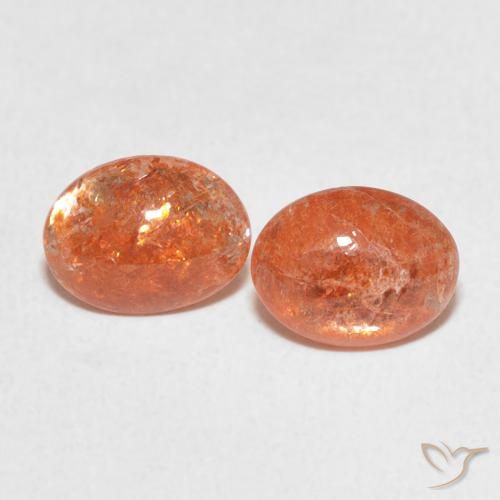 Shop natural 1.80ct グレープフルーツオレンジ サンストーン gems, 楕円形, from インド at GemSelect. In stock, global shipping!