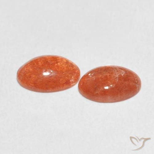 Shop natural 1.80ct グレープフルーツオレンジ サンストーン gems, 楕円形, from インド at GemSelect. In stock, global shipping!