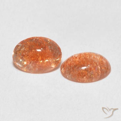 Shop natural 1.69ct グレープフルーツオレンジ サンストーン gems, 楕円形, from インド at GemSelect. In stock, global shipping!