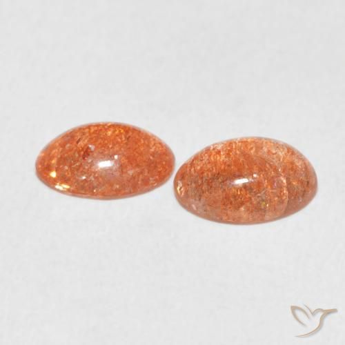 Shop natural 1.69ct グレープフルーツオレンジ サンストーン gems, 楕円形, from インド at GemSelect. In stock, global shipping!
