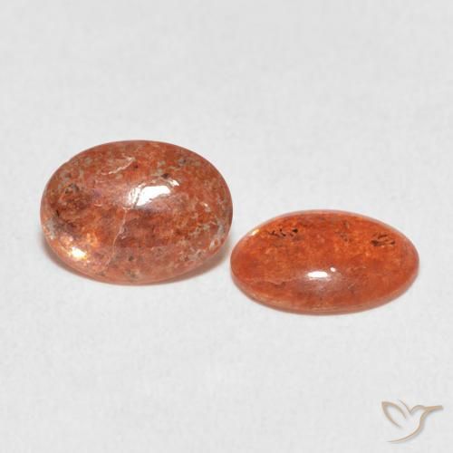 Shop natural 1.58ct 赤みがかったオレンジ サンストーン gems, 楕円形, from インド at GemSelect. In stock, global shipping!