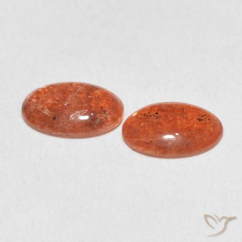Shop natural 1.58ct 赤みがかったオレンジ サンストーン gems, 楕円形, from インド at GemSelect. In stock, global shipping!