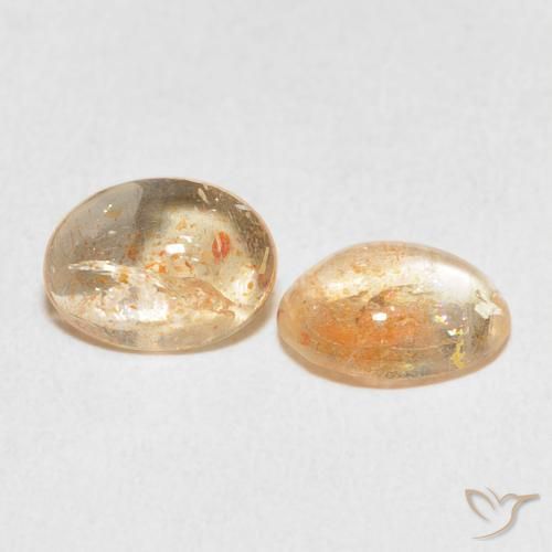 Shop natural 2.29ct 薄いピーチオレンジ サンストーン gems, 楕円形, from インド at GemSelect. In stock, global shipping!