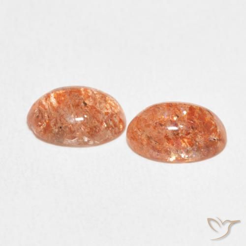 Shop natural 2.20ct 薄いタイガーオレンジ サンストーン gems, 楕円形, from インド at GemSelect. In stock, global shipping!