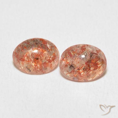 Shop natural 1.63ct ミディアムオレンジ サンストーン gems, 楕円形, from インド at GemSelect. In stock, global shipping!