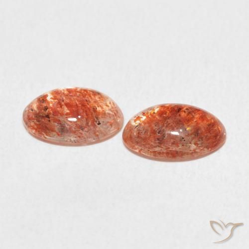 Shop natural 1.70ct ミディアムオレンジ サンストーン gems, 楕円形, from インド at GemSelect. In stock, global shipping!