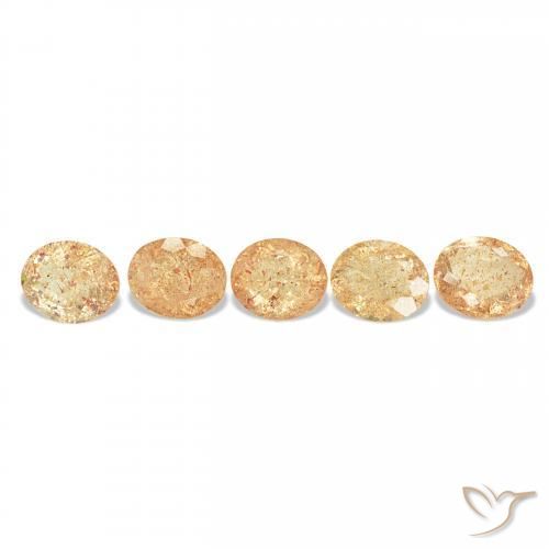 Shop natural 22.26ct ライトオレンジ サンストーン gems, 楕円形, from インド at GemSelect. In stock, global shipping!