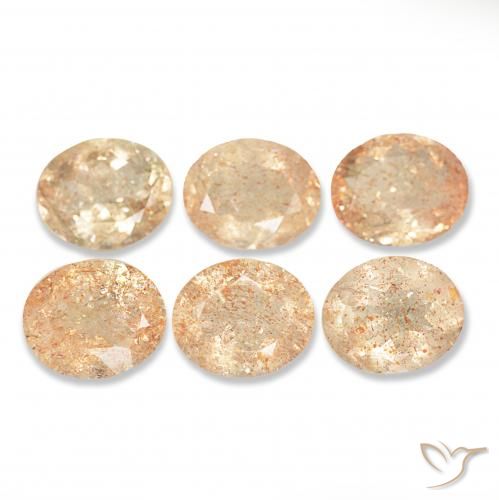 Shop natural 24.73ct ライトオレンジ サンストーン gems, 楕円形, from インド at GemSelect. In stock, global shipping!