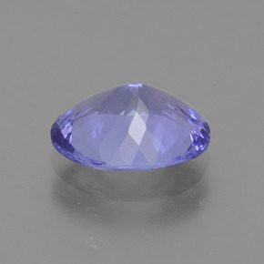 2.30カラットの天然青みがかったバイオレットタンザナイト（9.8×7.8 mm・オーバルカット）
