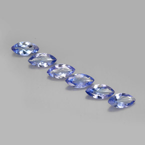 カラットの天然青みがかったバイオレットタンザナイト（7×3.6 mm・マーキス）