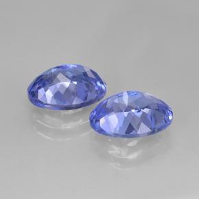 3.00カラットの天然濃いバイオレットブルータンザナイト（8.3×6.3 mm・オーバルカット）