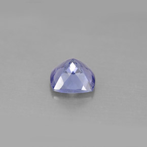 1.10カラットの天然バイオレットブルータンザナイト（6.2×6.2 mm・クッションカット）