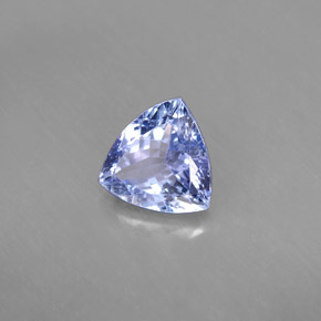 1.24カラットの天然バイオレットブルータンザナイト（7.2×7.1 mm・トリリアント）