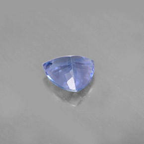 1.24カラットの天然バイオレットブルータンザナイト（7.2×7.1 mm・トリリアント）