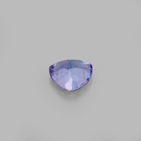 1.24カラットの天然バイオレットブルータンザナイト（7.1×7 mm・トリリアント）