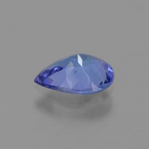 0.88カラットの天然Blue タンザナイト（7.9×5.8 mm・洋梨の形）